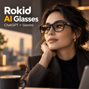 First AI Glasses with ChatGpt and Gemini